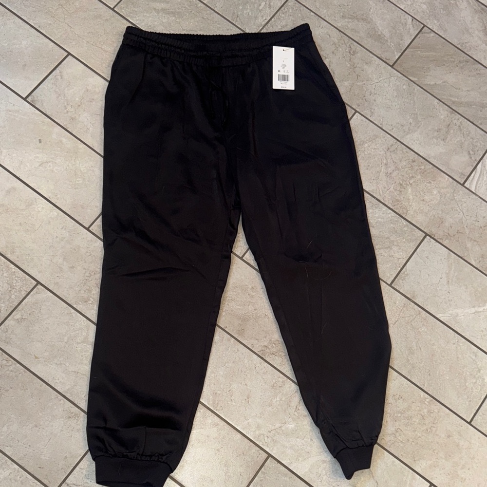 Womens Black Jogger Pants
